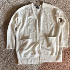 Buffalo David Bitton Cream duster cardigan in cream Size L or oversized SM